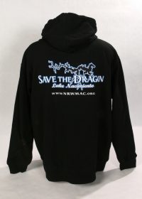 Save The Dragon Zipper Hoodie Back