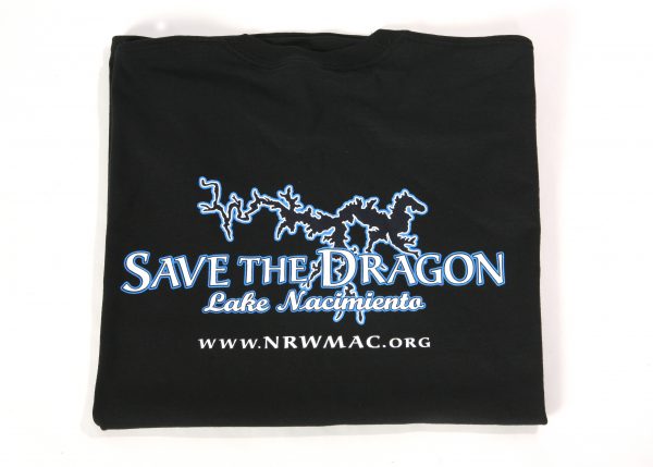 Save The Dragon T-shirt Black Folded