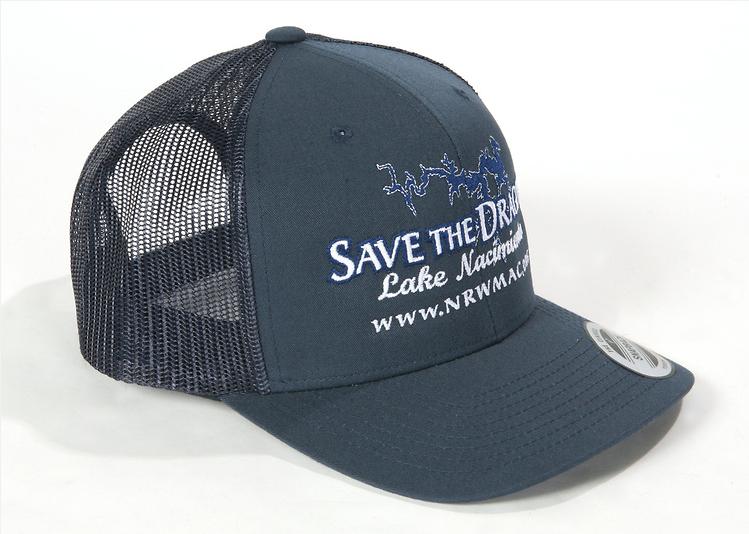 Save The Dragon  Retro Trucker Hat Side