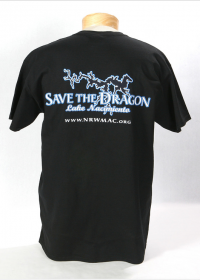 Save The Dragon Shirt Black Back