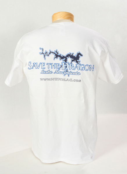 Save The Dragon T-shirt White Back