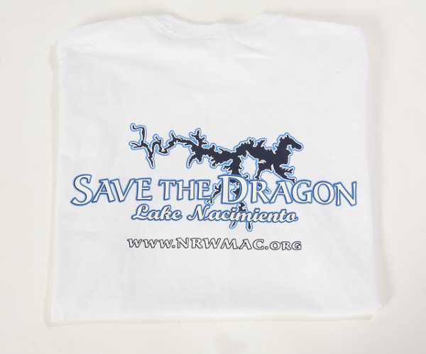 Save The Dragon T-shirt White Folded