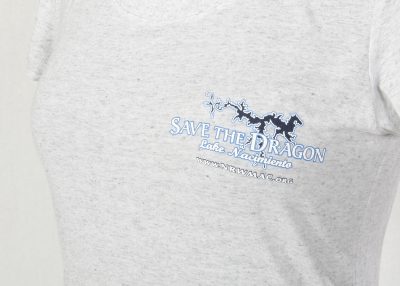 Save The Dragon T-Shirt Womens White Front Zoom